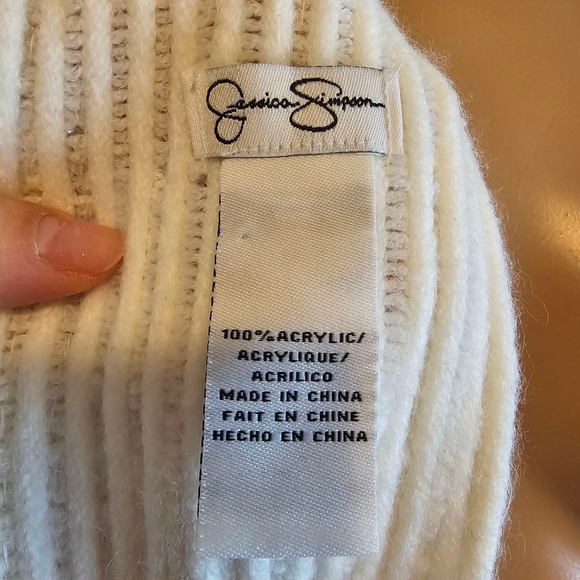 Women's Jessica Simpson Scarf, Off-white - Picture 5 of 6